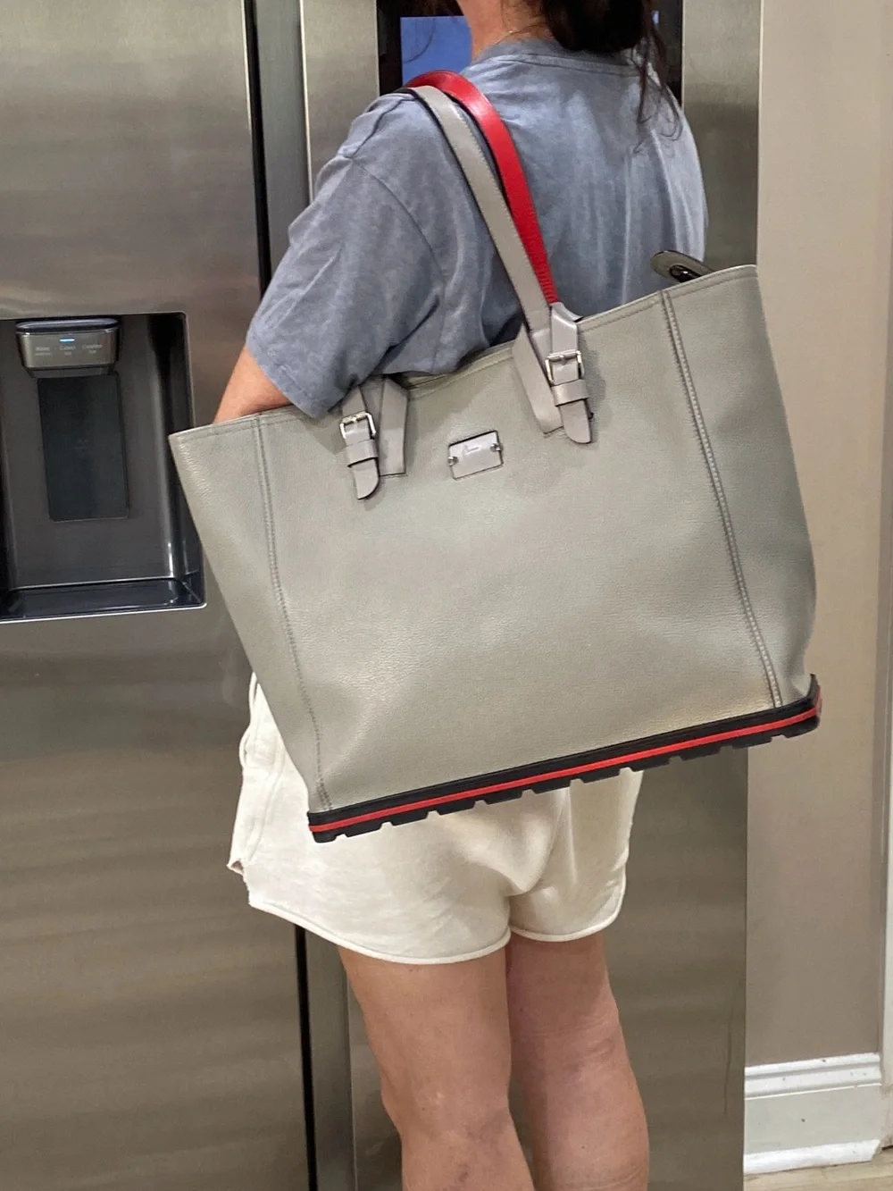 Christian Louboutin Kabiker Leather Tote